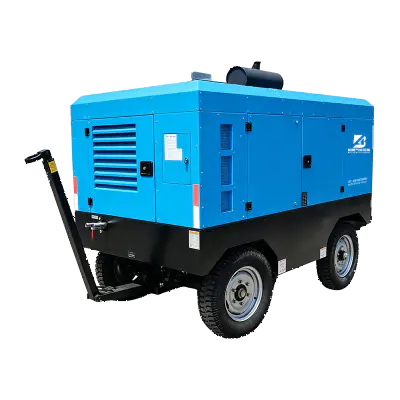 Diesel Portable Rotary Screw Air Compressor